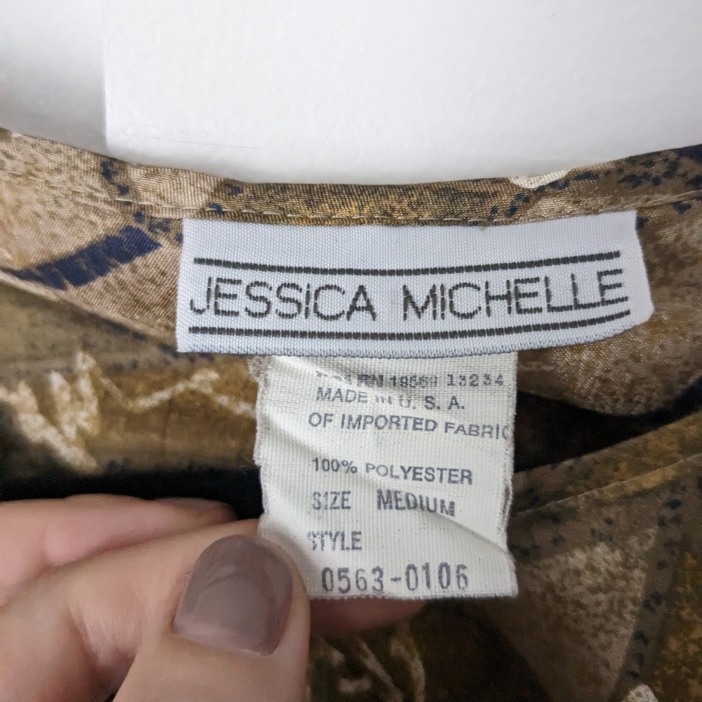 VINTAGE Jessica Michelle Top - Picture 3 of 4